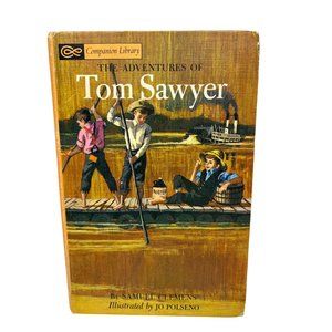 The Adventures Of Tom Sawyer by Samuel Clemens-Companion Library, Grosset Dunlap